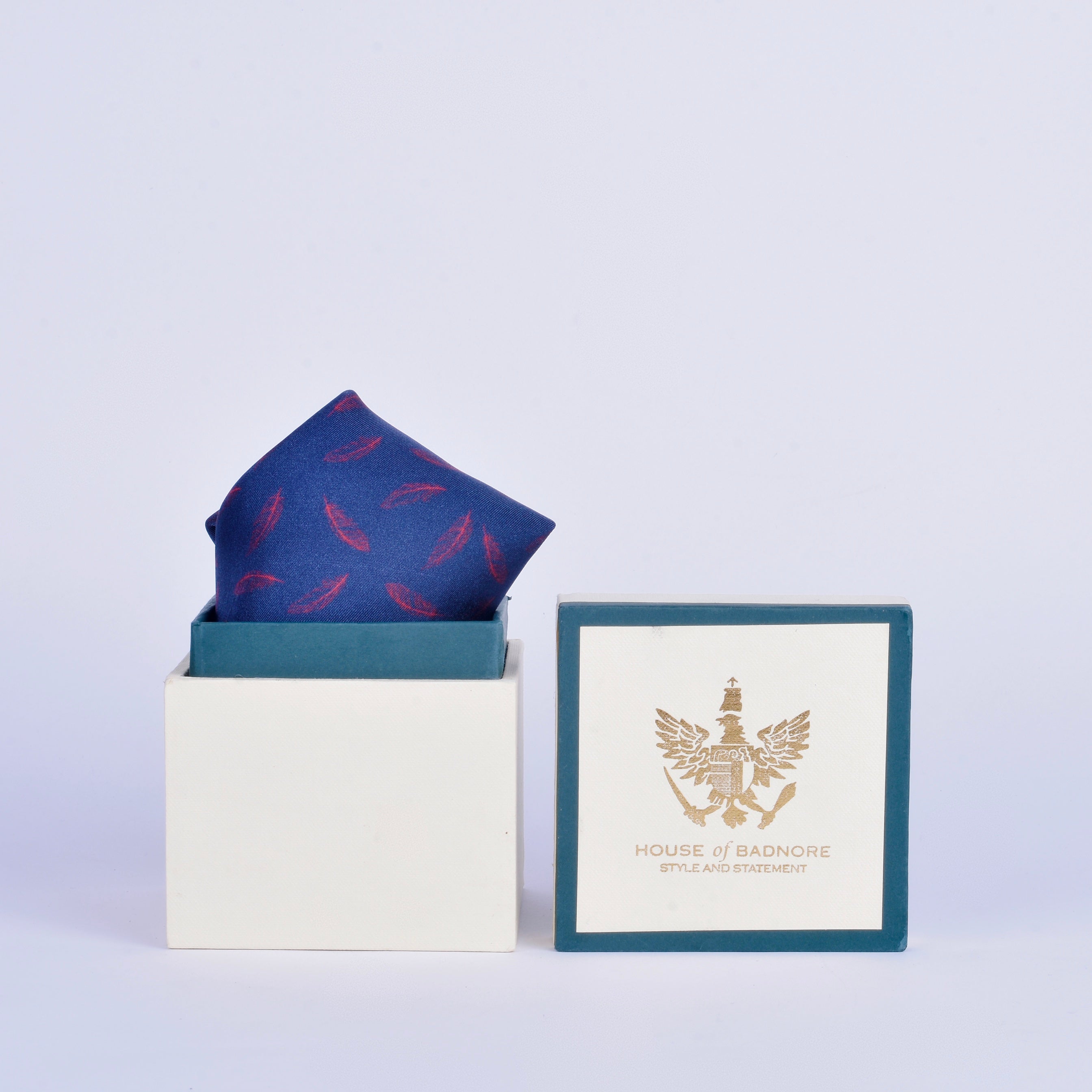 Feather Pocket Square