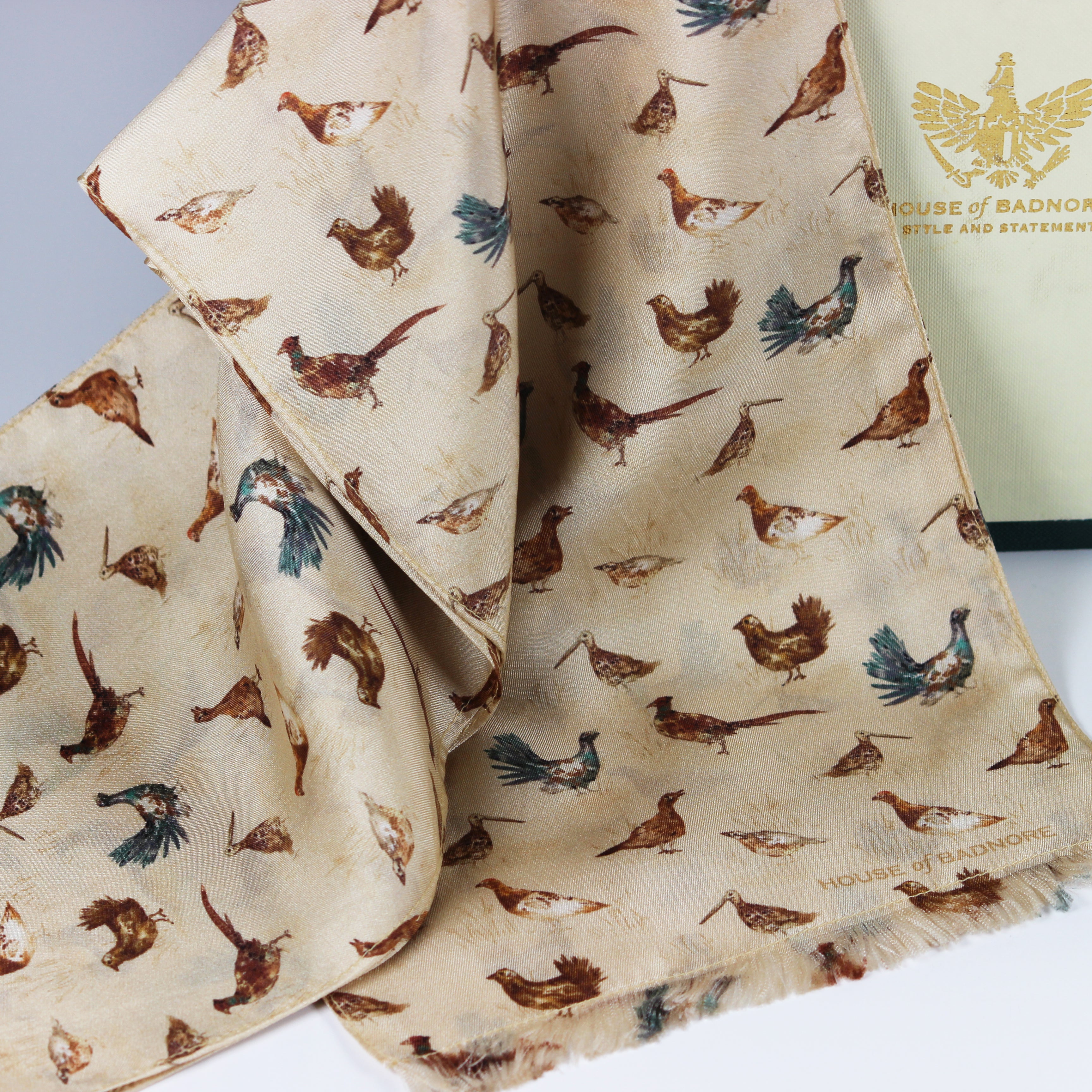 Pheasant Ascot Scarf
