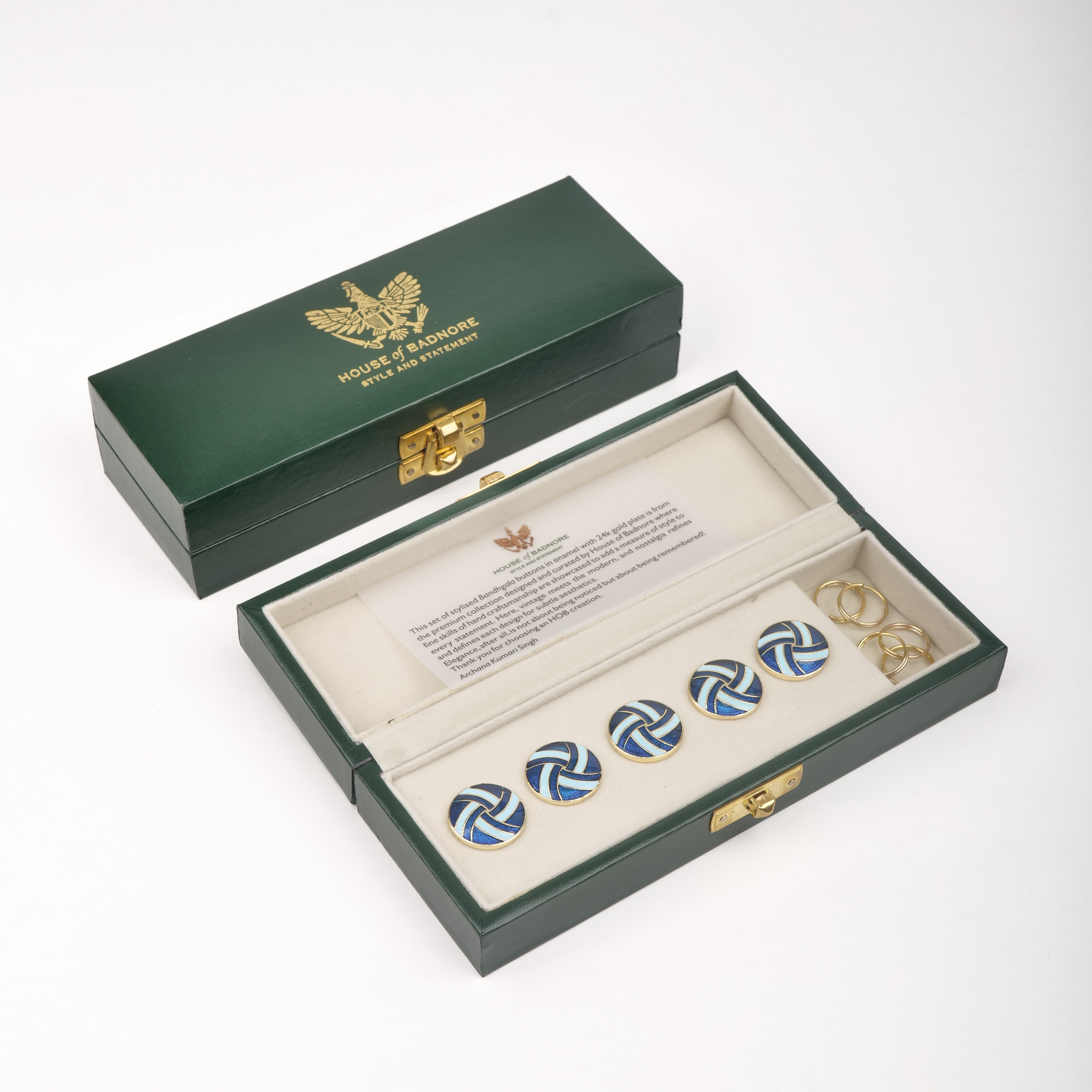 Swirl Bandhgala Buttons