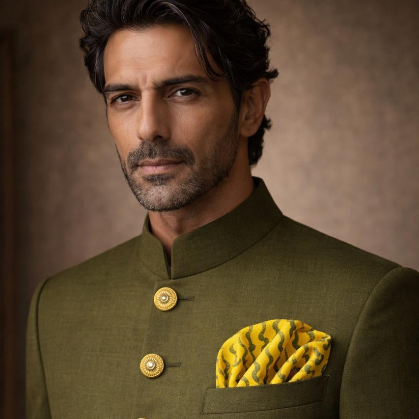 The Buck Stops Here Pocket Square