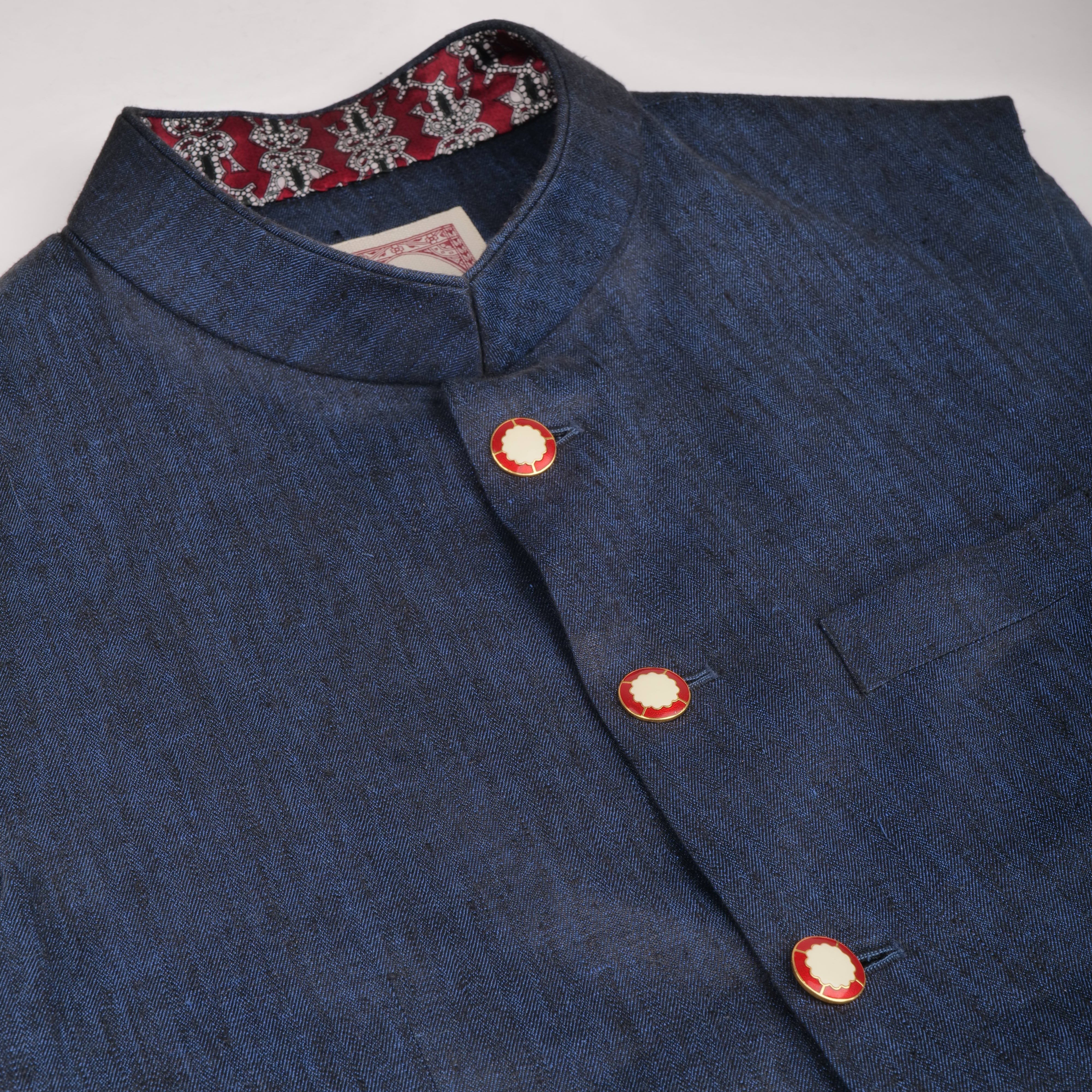 Two-Tone Bandhgala Buttons