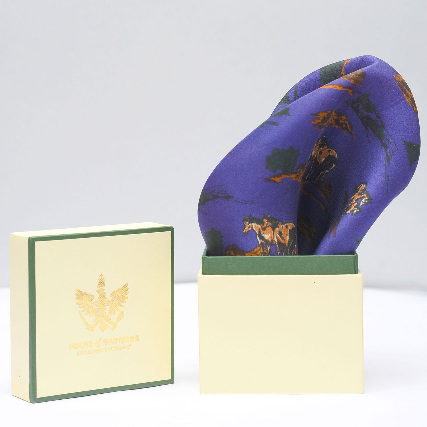 Ranch Pocket Square & Cufflinks Set