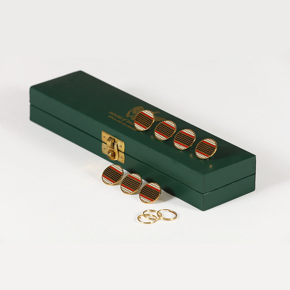 Checkered Bandhgala Buttons