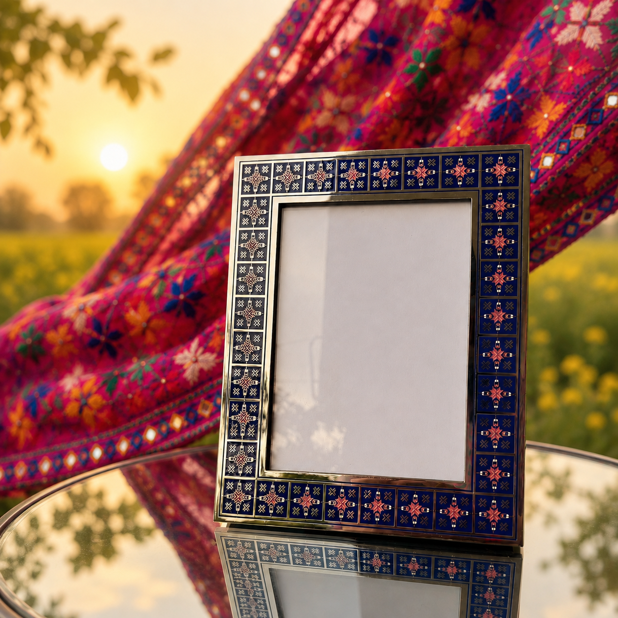 Phulkari Photo Frame