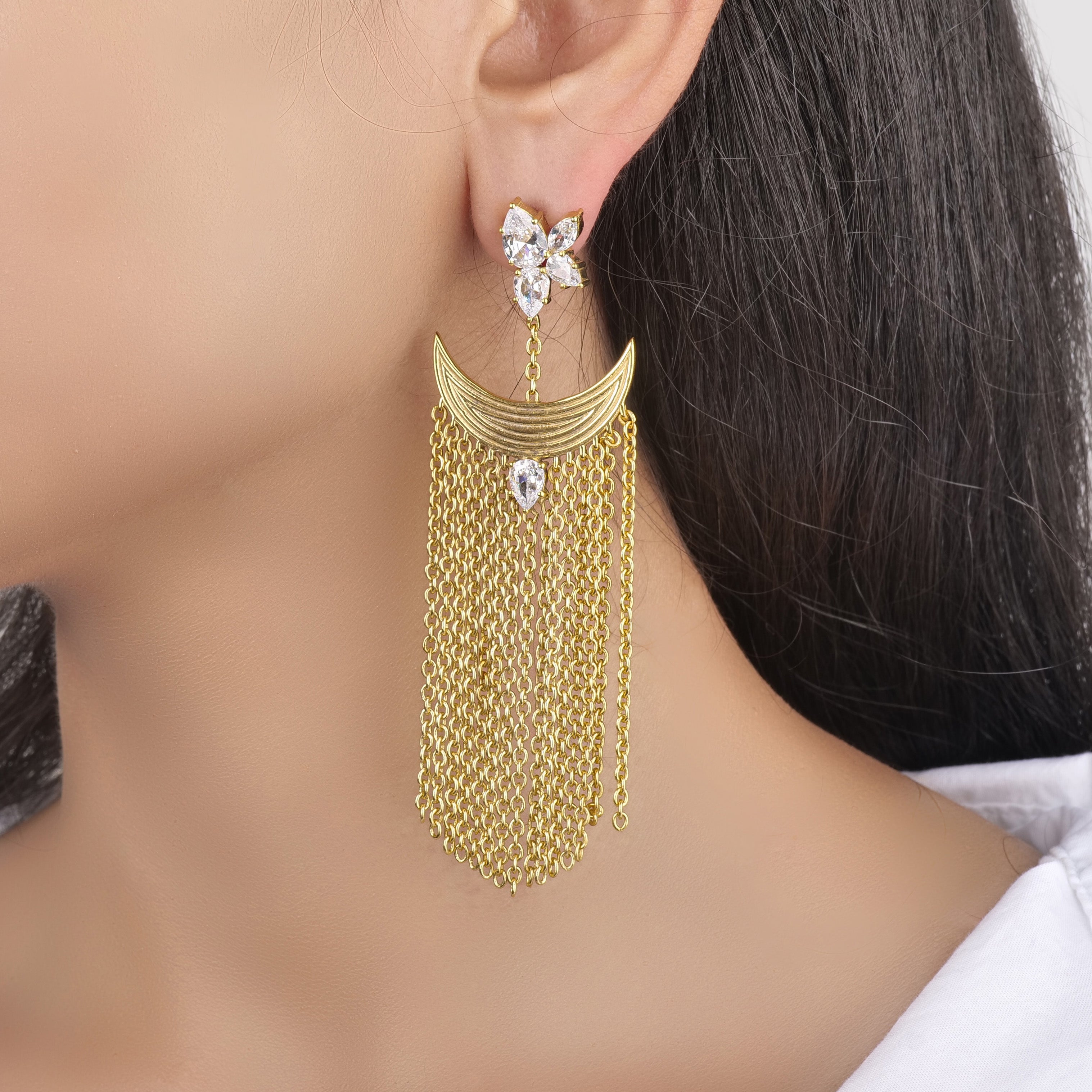 Audrey Waterfall Earrings