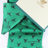 Badnore Eagle Pocket Square & Ascot Scarf Set