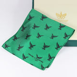 Badnore Eagle Pocket Square & Ascot Scarf Set