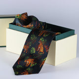 Eye of the Tiger Pocket Square & Tie Set