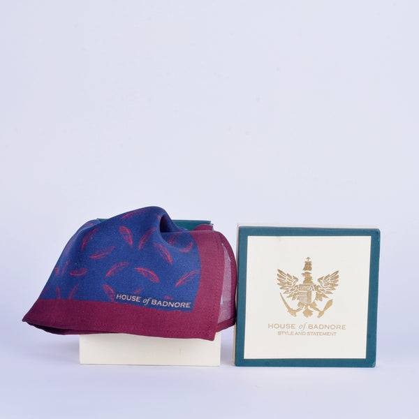 Feather Pocket Square