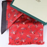 Flights of Fancy Pocket Square & Ascot Scarf Set