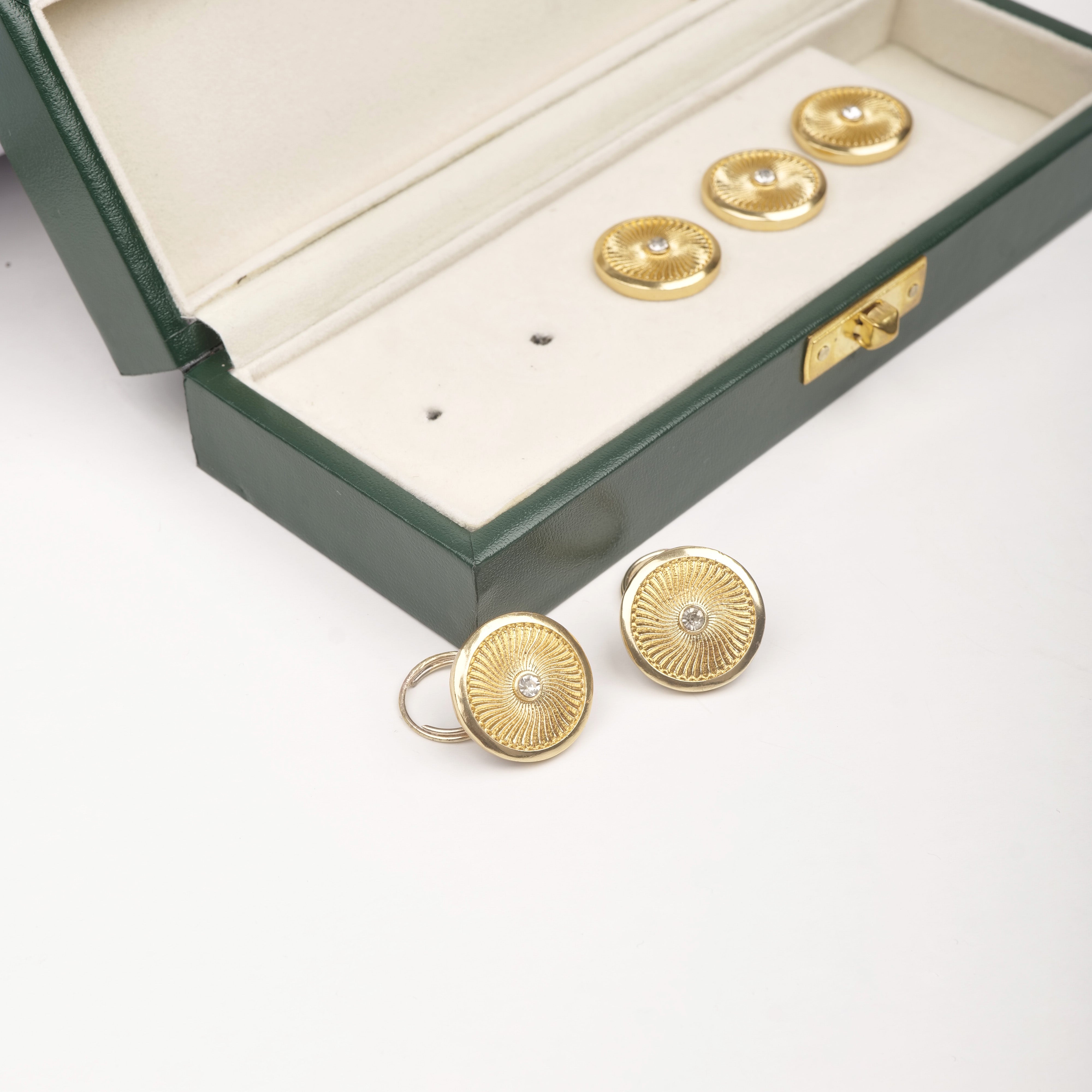 The Golden Hour Bandhgala Buttons