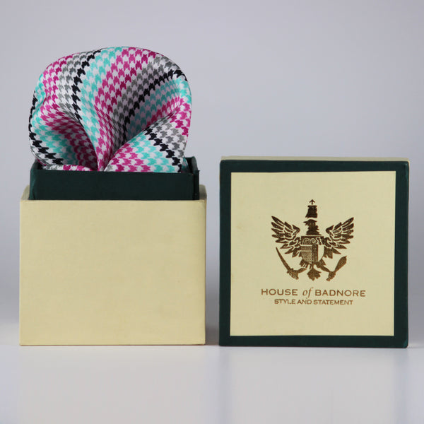 Houndstooth Pocket Square