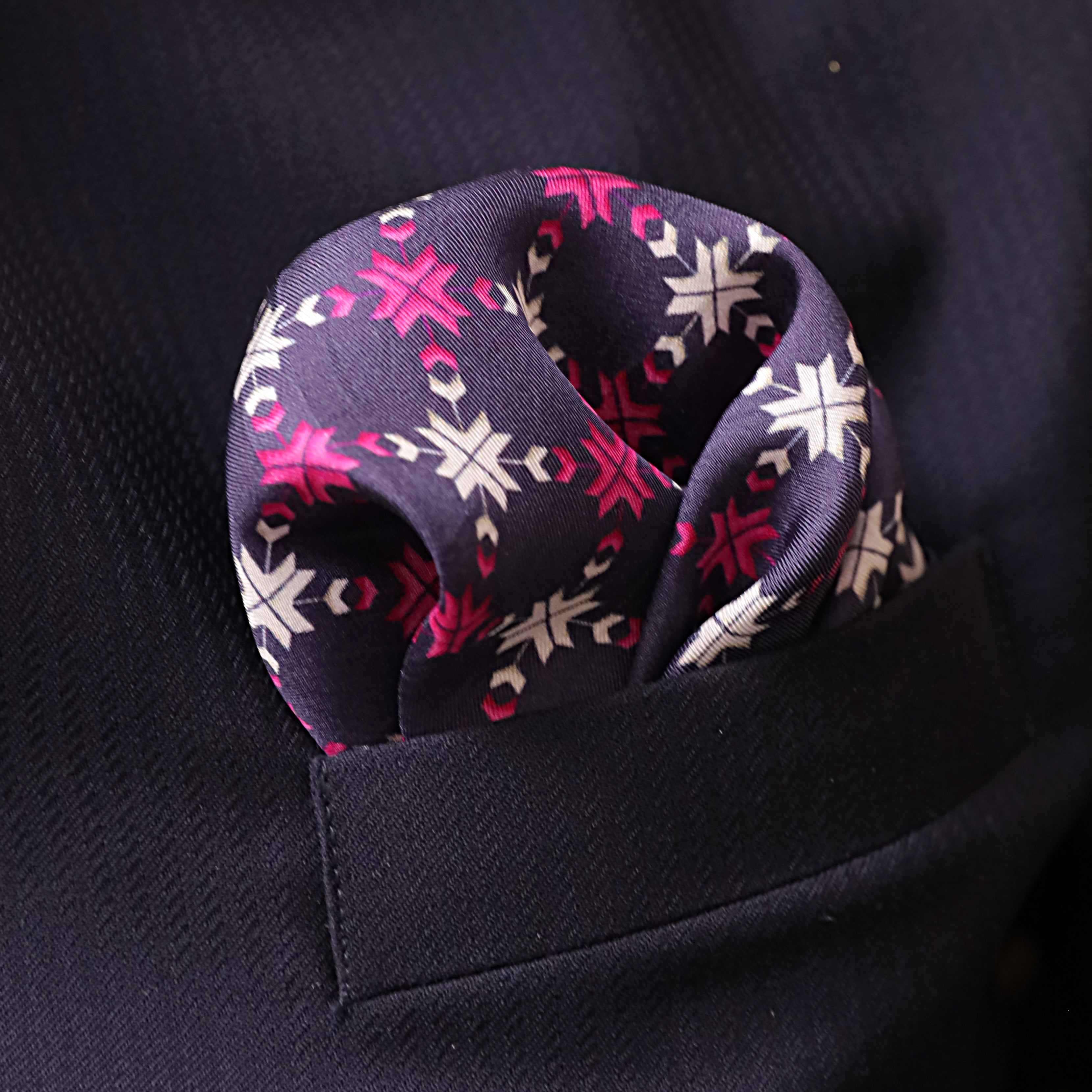 Phulkari Pocket Square