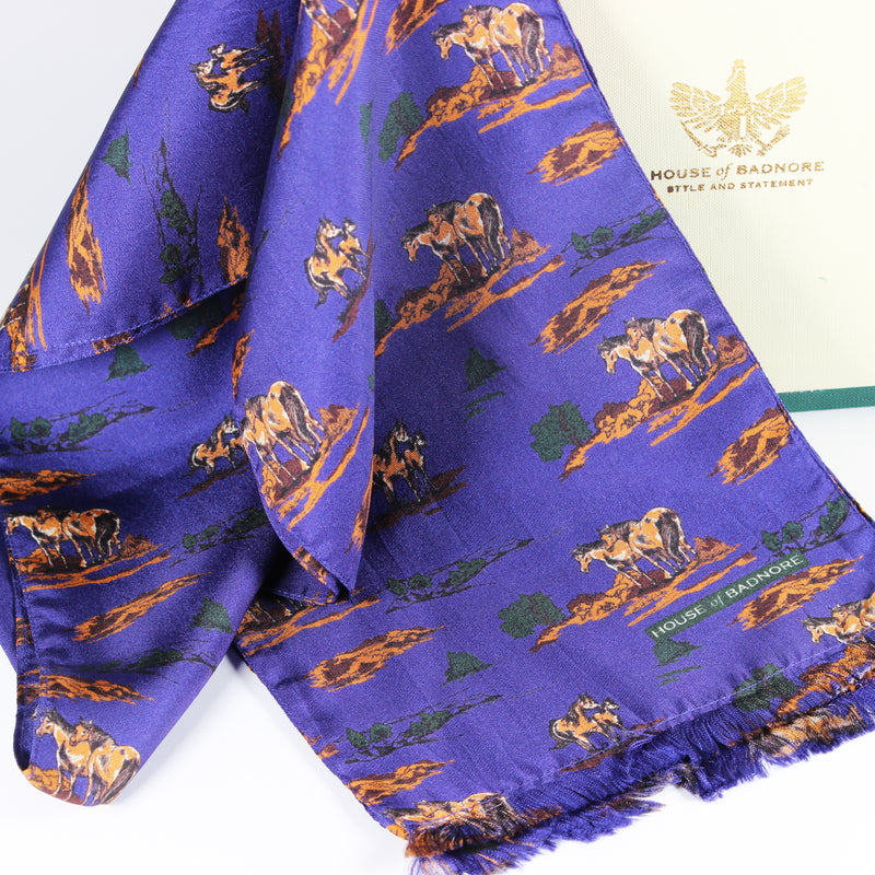 Ranch Pocket Square & Ascot Scarf Set