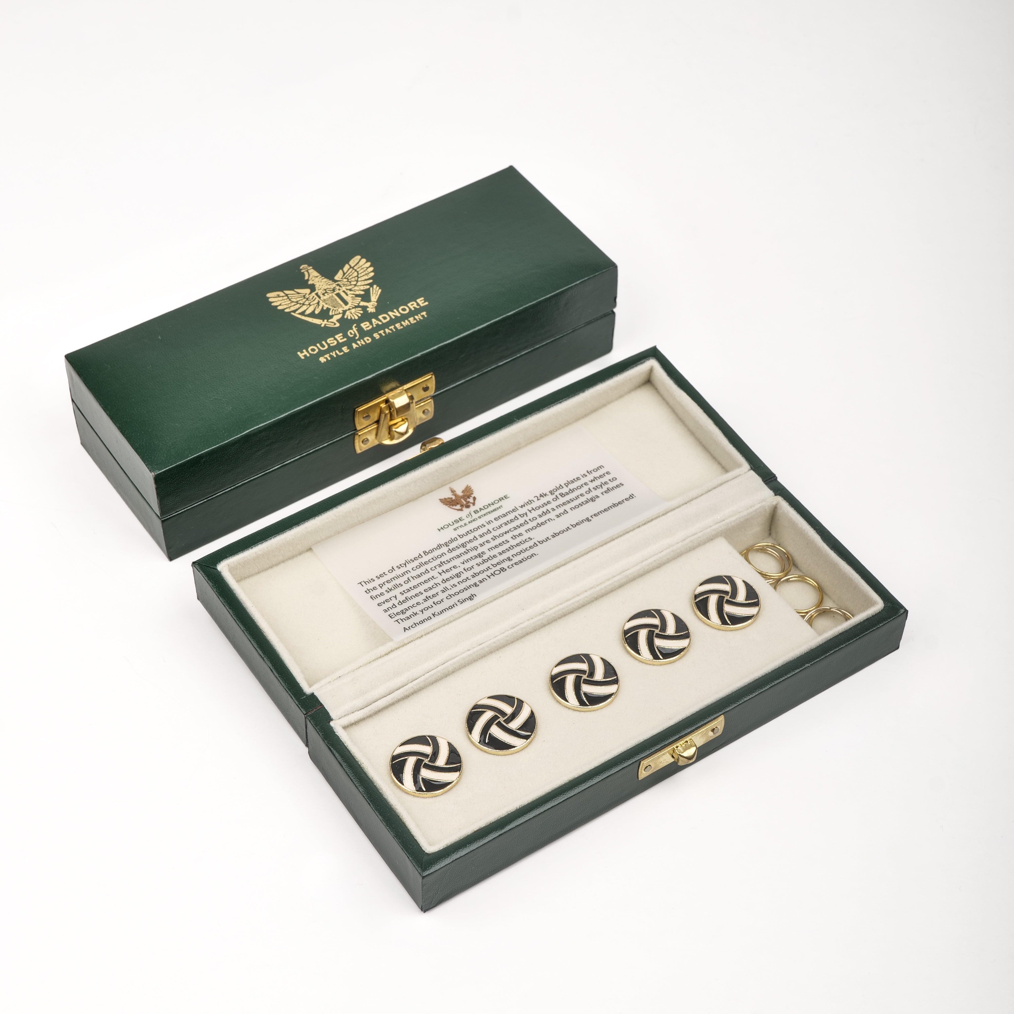 Swirl Bandhgala Buttons