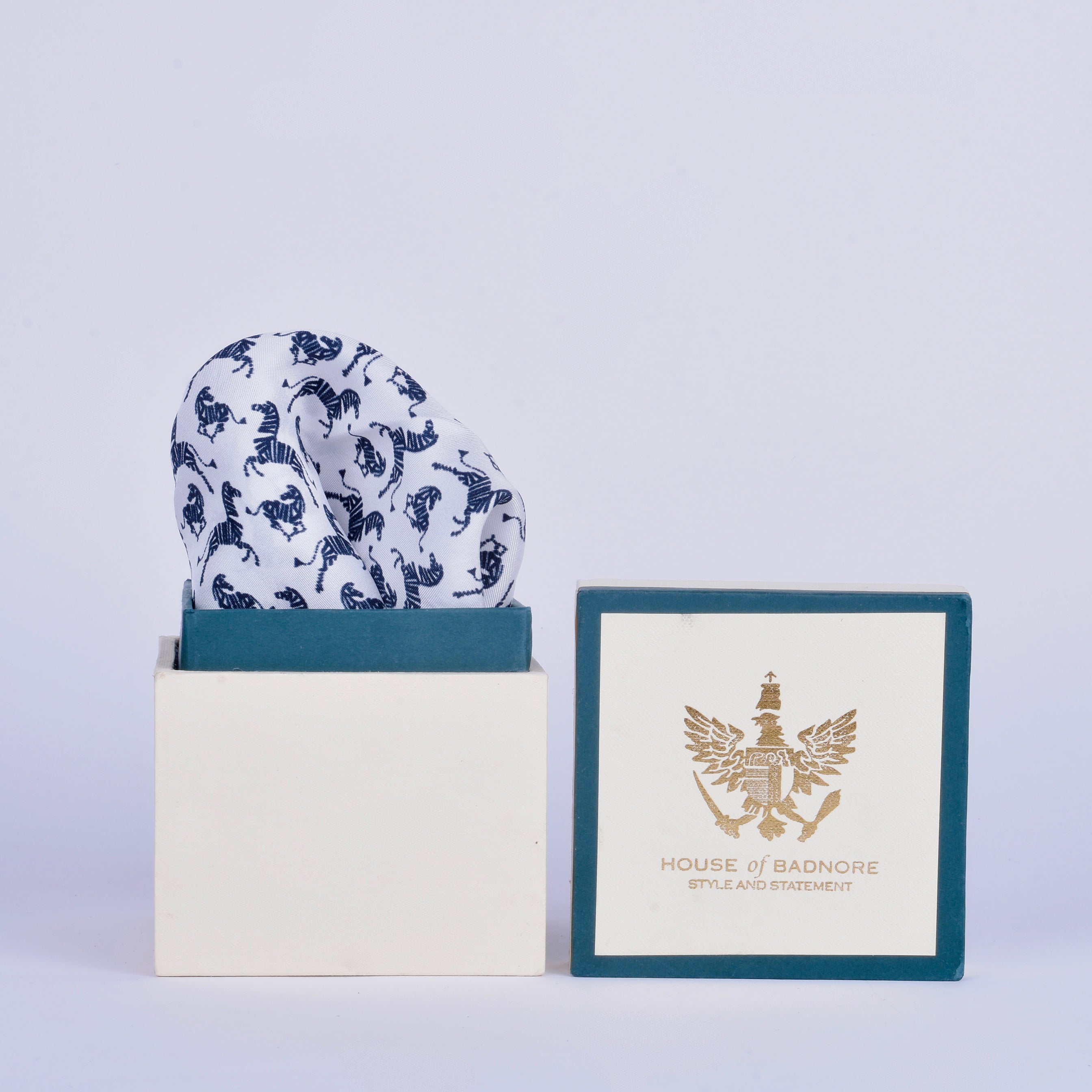 Zebra Pocket Square