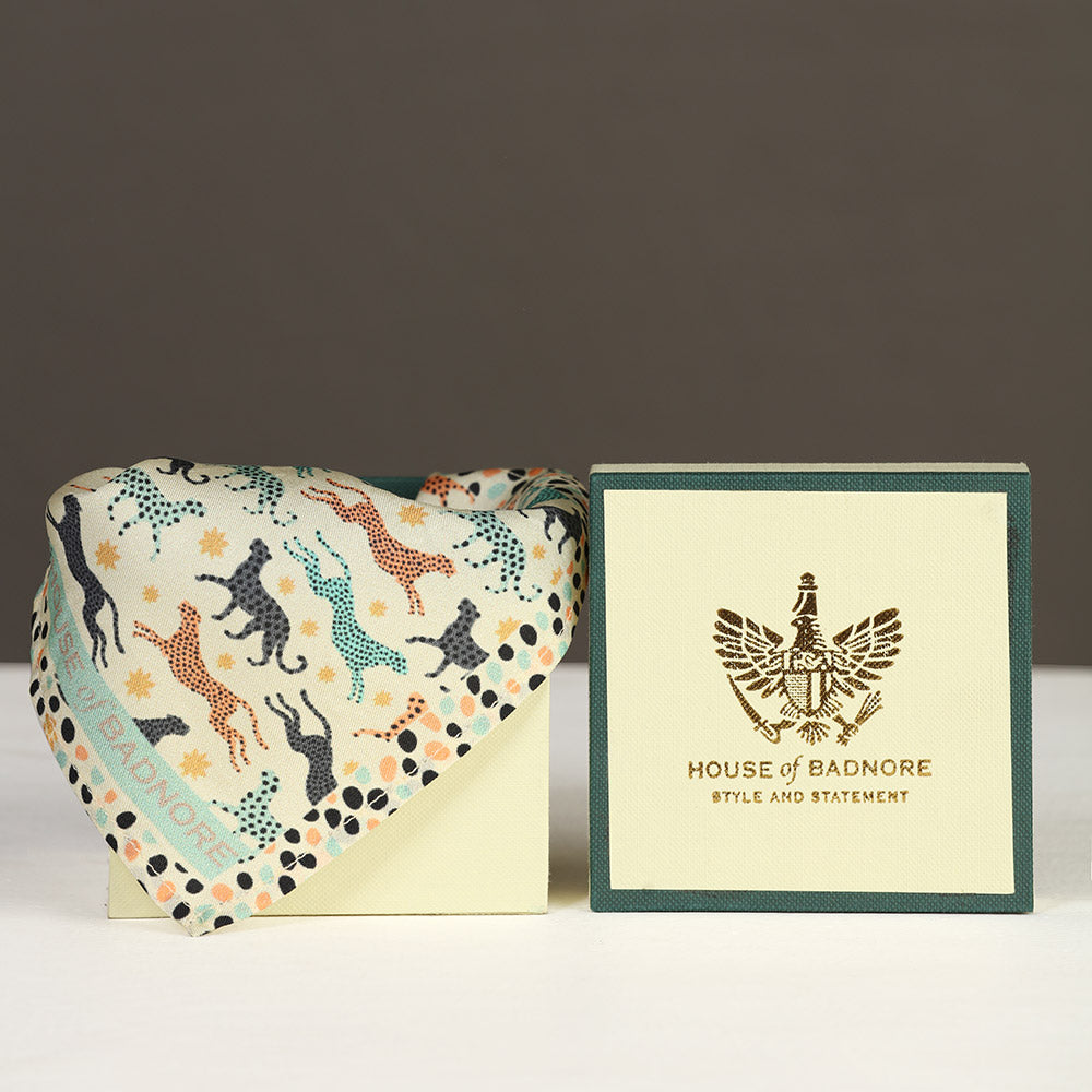 Cheetah Pocket Square